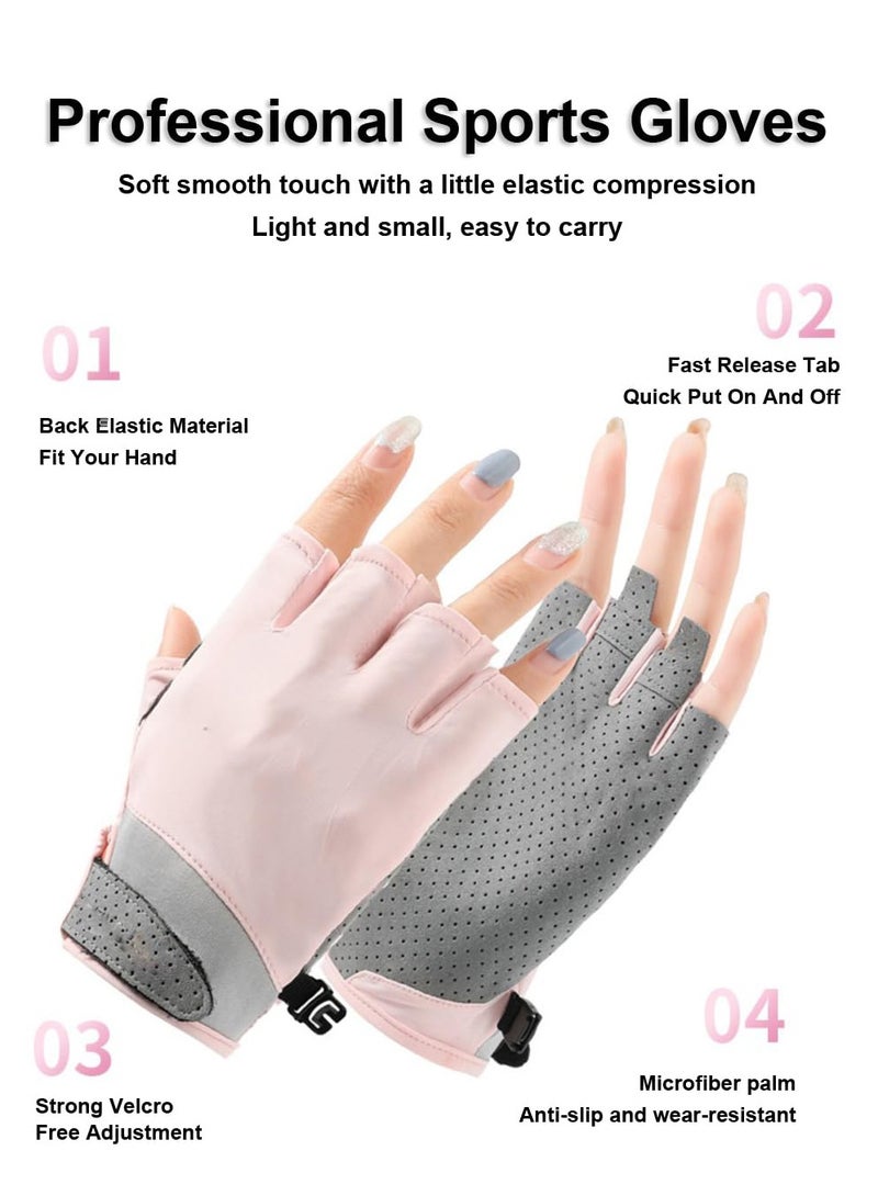 SOLARAE UV Protection Gloves Women Men, Fingerless Driving Gloves Fishing Gloves Sailing Gloves Kayak Gloves Paddling Gloves Rowing Gloves, UV Gloves Sun Gloves Sun Protection Gloves - Image 4