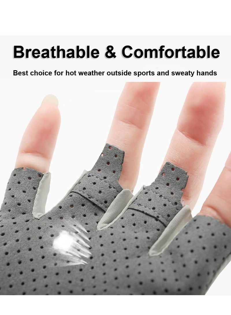 SOLARAE UV Protection Gloves Women Men, Fingerless Driving Gloves Fishing Gloves Sailing Gloves Kayak Gloves Paddling Gloves Rowing Gloves, UV Gloves Sun Gloves Sun Protection Gloves - Image 3