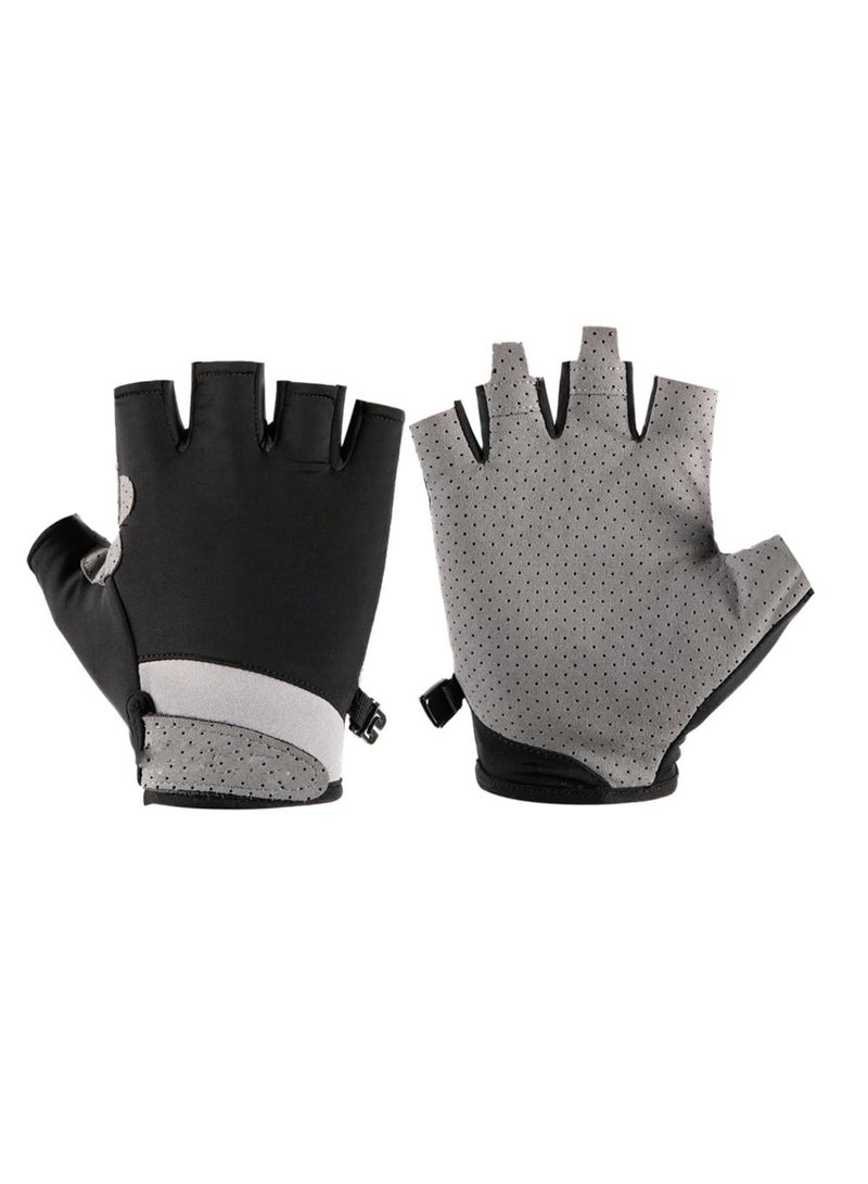 SOLARAE UV Protection Gloves Women Men, Fingerless Driving Gloves Fishing Gloves Sailing Gloves Kayak Gloves Paddling Gloves Rowing Gloves, UV Gloves Sun Gloves Sun Protection Gloves - Image 1