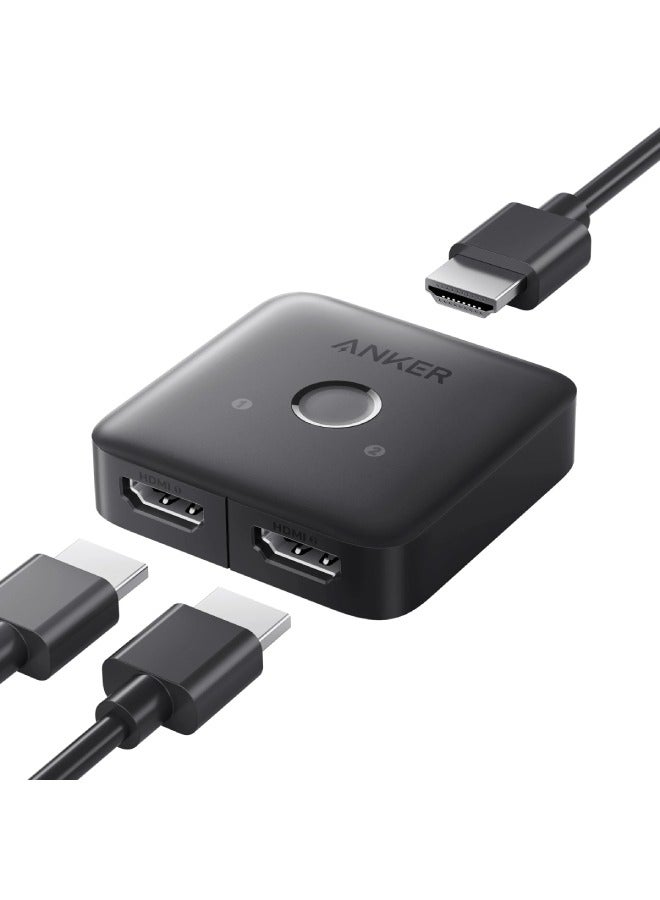 Anker HDMI Switch 2 in 1 Out Easy Switching High-quality output - A83H10A1 - Image 1