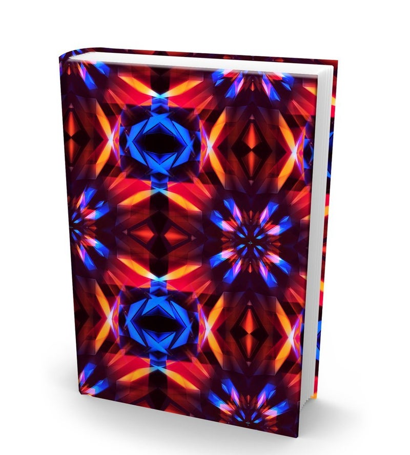Book Sox Stretchable Fabric Jumbo Book Covers - Jumbo Crystallized Print (1 Item) - Image 4