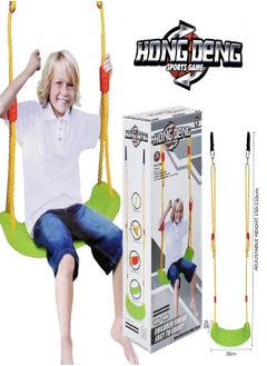 Swing Swing Indoor Children's Outdoor Large Curved Board Swinging Large Thickened For Kids & Adult Easy to Carry Swing Board Plastic Seat Plate (Holds Up to 150 kG)  - Image 1