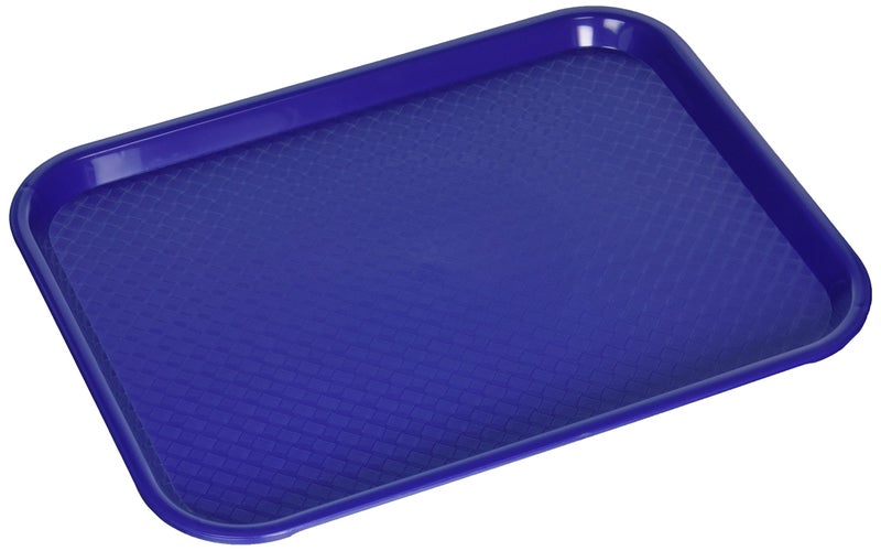 New Star Foodservice 24364 Blue Plastic Fast Food Tray  10 by 14 Inch  Set of 12 - Image 4