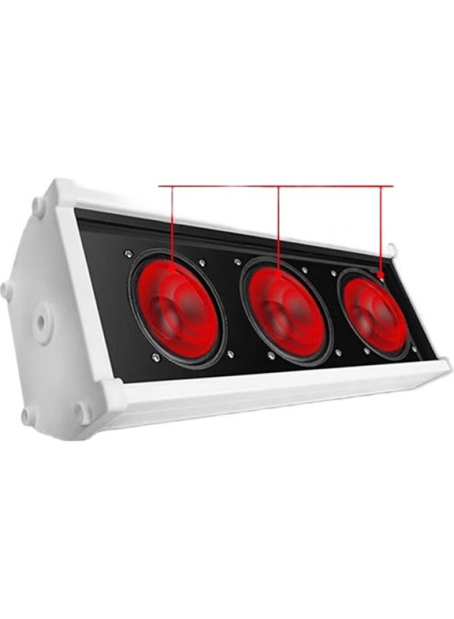 SAST 40W Outdoor Waterproof Column Speaker, Outdoor Constant Voltage Wall-Mounted Speaker, School Shop Park Campus Background Music Loudspeaker Public Address System Player - Image 1