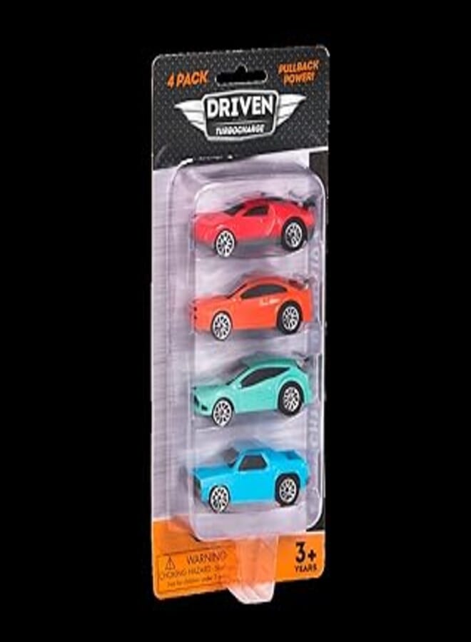 Pull-back stock cars blister pack