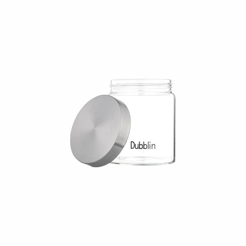 DUBBLIN Borosilicate Glass Jar with rust free airtight steel Lid kitchen storage jar container microwave safe 00ml 1 Pc Transparent - Image 5