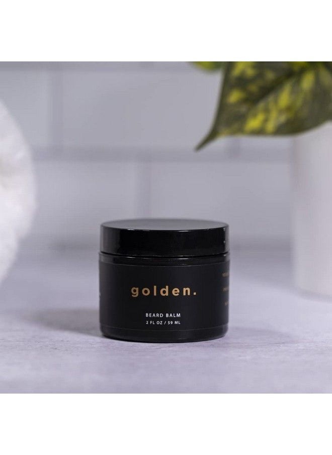 Golden Grooming Company - Growth Beard Balm Leavein Conditioner Made With Only Natural And Organic Ingredients 2 Ounce - Image 1