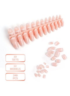 240 Pcs French Press On Nails Natural Short False Nails Solid Color Full Cover Fake Nails Artificial Acrylic Nails For Diy Nail Art Salon Women Girls - pzsku/Z0917DA135DE1D2A5ABD4Z/45/_/1677911633/81b03f4c-2210-4694-bc5d-7f8f6c000103