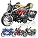 MLcnleS 112 Alloy DieCasting Motorcycle Model 4 in 1 ValueAdded Playsets Toy Car Motorcycle Collection Gift for Kids 3 4 5 6 7 8 9 Years Old - Image 2