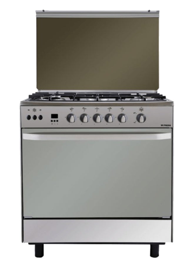 Fresh Hammer Digital 5-Burner Gas Cooker - 80 x 55 cm Stainless Steel - Image 3