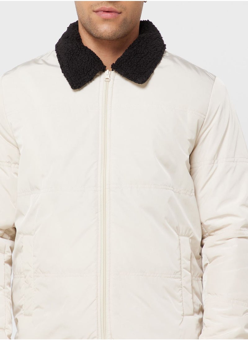 Seventy Five - Men's Jacket With Inner Fur - Image 1