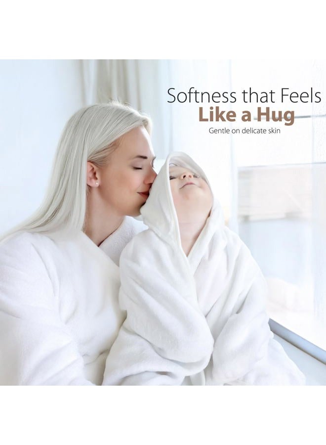 Miniboo Premium Ultra Soft Organic Bamboo Baby Hooded Towel with Unique Design – Antibacterial and Hypoallergenic Baby Towels for Infant and Toddler – Suitable as Baby Gifts - Image 3