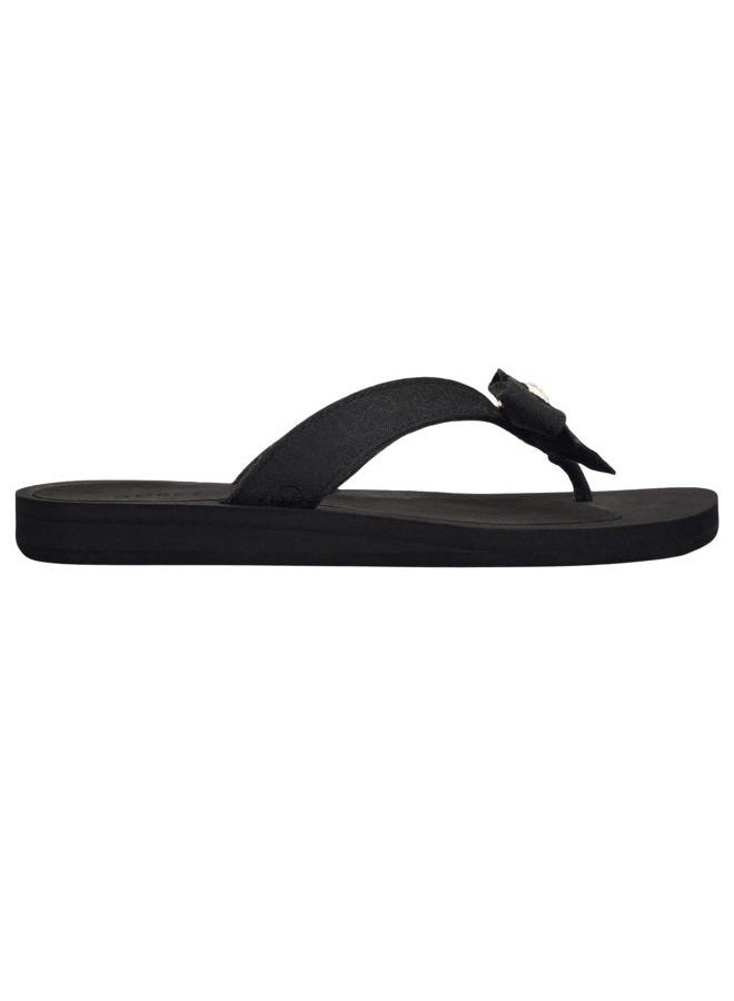GUESS Women's Tuta Flip-Flop, Black, 7 - Image 4