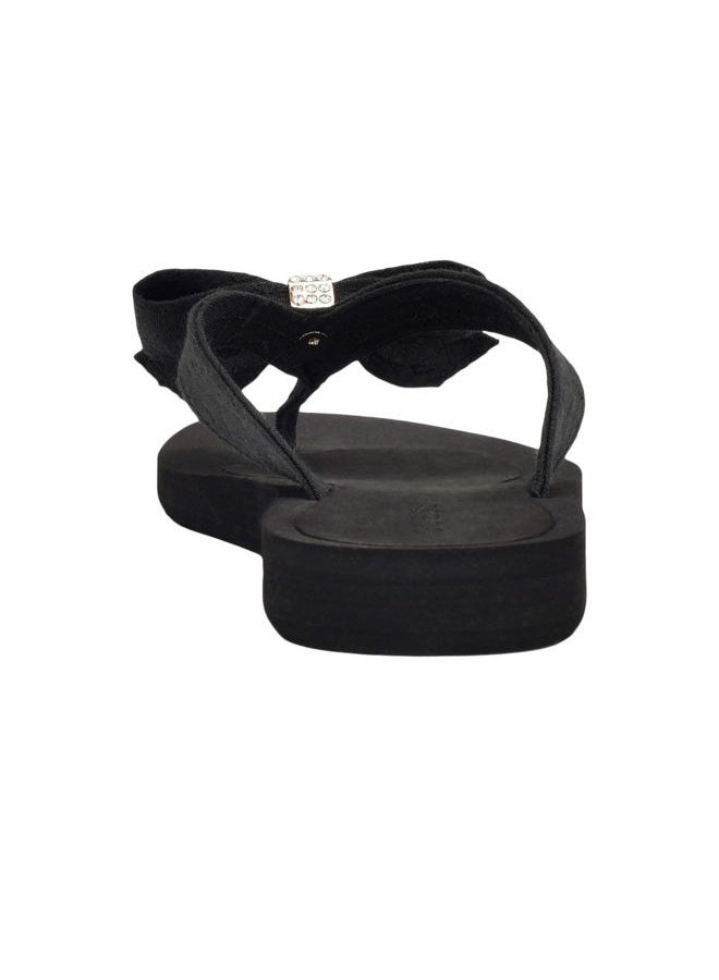 GUESS Women's Tuta Flip-Flop, Black, 7 - Image 5