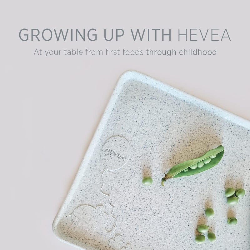 HEVEA Natural Rubber Kids Placemat  Alternative to Silicone and Plastic with Upcycled Material Safe for Children with Fun Animal Designs and Practical Features Blue - Image 5