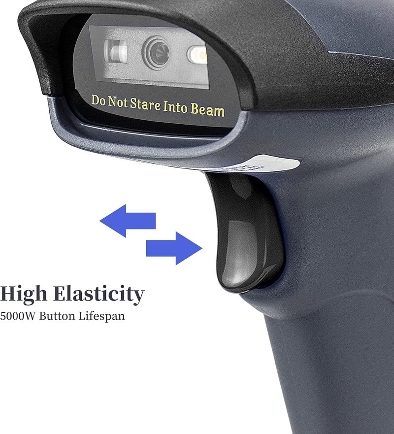 NETUM USB Barcode Scanner with Stand Wired Handheld Bar Code Reader 1D CCD Scanner Gun for Supermarket, Convenience Store, Warehouse -M3S - Image 4