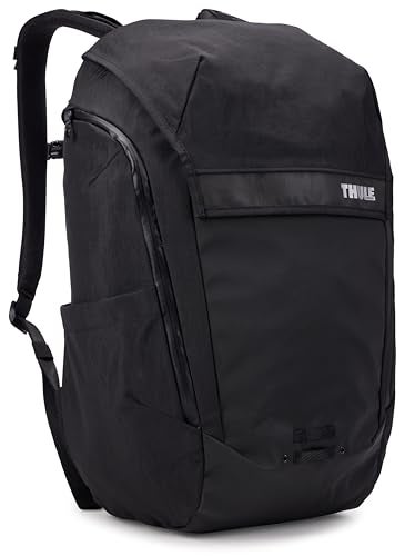 THULE حقيبة ظهر دراجات ثولي باراماونت - سعة 28 لتر - ملائمة قابلة للتعديل - حافظة لابتوب مبطنة 16 بوصة و جيب لوحي 11 بوصة - حزام لتثبيت الخوذة - جيب جانبي للهاتف - حلقة لمصباح الذيل - Image 1