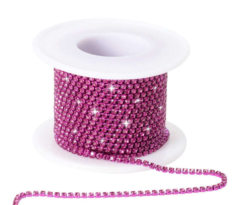 KAOYOO 10 Yards 3mm012 Crystal Rhinestone Close Chain Trim Sew on Trim for Sewing CraftsDIY DecorationJewelryWedding - Image 3