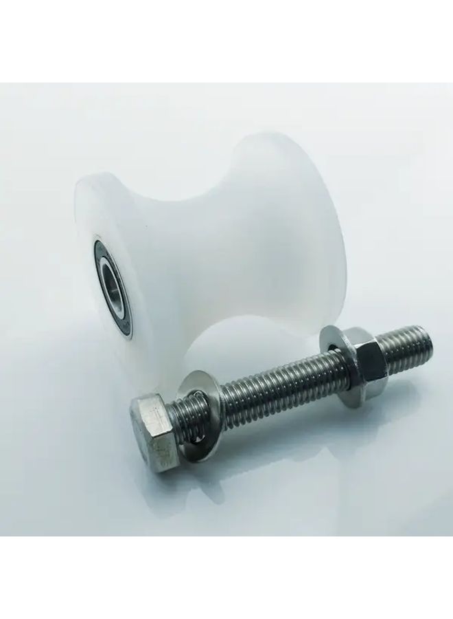 20 65Mm PP Nylon U Track Wheel Fixed Pulley Cable Line Hanging Roller Bearing - Image 1