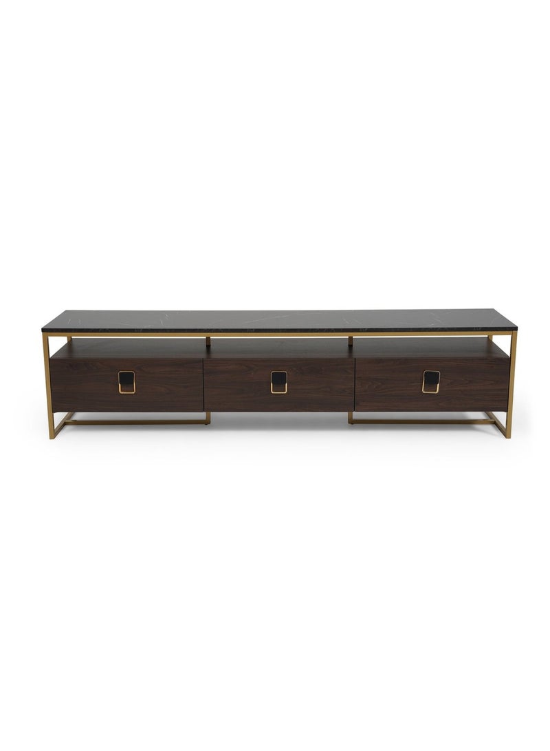 Pan Home SAPPHIRE TV UNIT UPTO 80 INCHES - BROWN  - Image 1