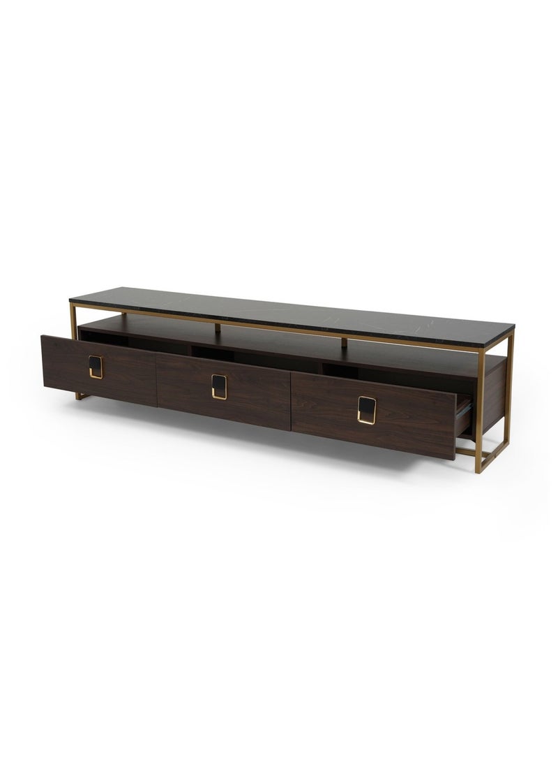 Pan Home SAPPHIRE TV UNIT UPTO 80 INCHES - BROWN  - Image 4