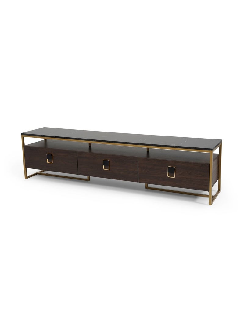 Pan Home SAPPHIRE TV UNIT UPTO 80 INCHES - BROWN  - Image 3