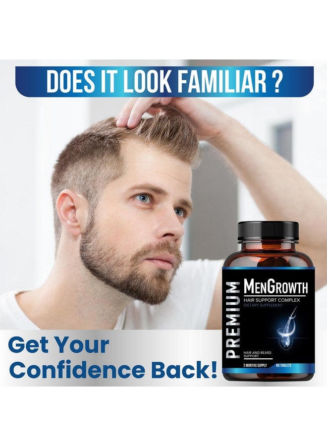 NutraPro Mens Hair Growth-Hair Vitamins For Men. Anti Hair Loss Supplement, Regrow Hair & Beard Growth Pills With DHT Blocker For Thinning Hair & Hair Thickening With Biotin & Saw Palmetto.Thicker Fuller Hair - Image 3