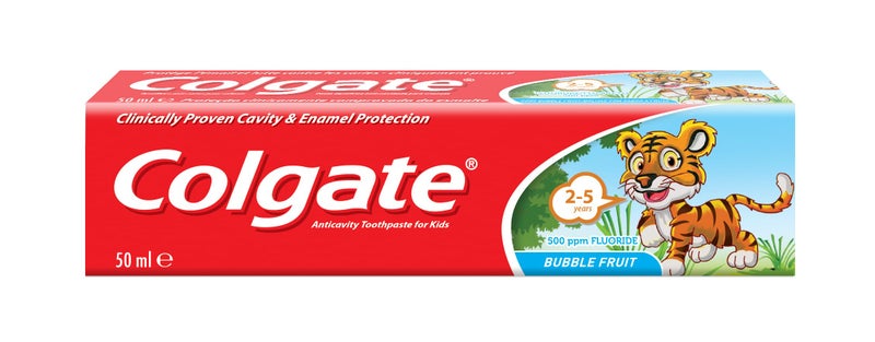 Colgate معجون أسنان كولجيت 50 مل (2-5 سنوات) - فواكه الفقاعات - Image 1