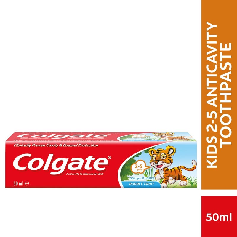 Colgate معجون أسنان كولجيت 50 مل (2-5 سنوات) - فواكه الفقاعات - Image 2