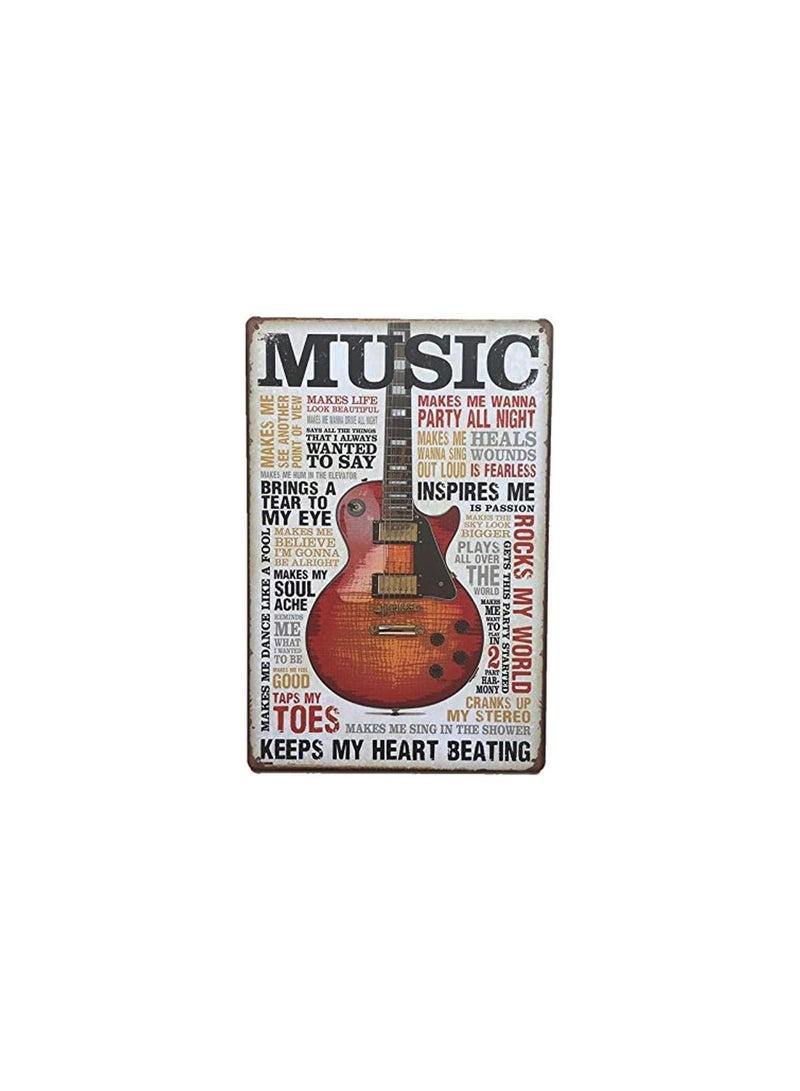 GGOOT Vintage Tinplate Retro Poster Cafe Bar Pub Beer Club Wall Plaque Creative Mental Wall Home Decoration Very Practical and Popular Good Quality - Image 1