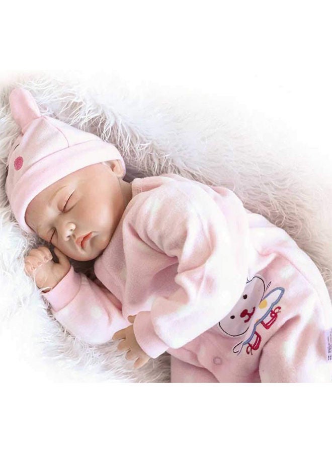 واي آند دي دمية على شكل طفل صغير حديث الولادة مع زجاجة إرضاع وعضاضة أسنان 47 x 14 23سنتيمتر - Image 2