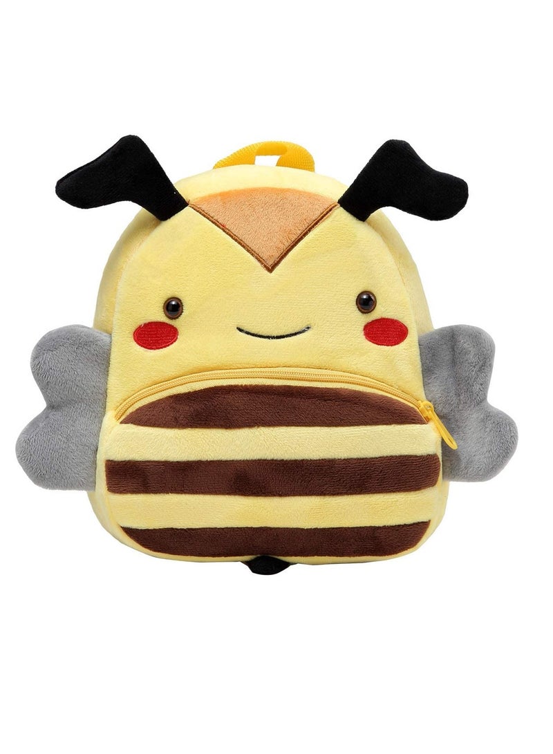 SOLARAE C ute Toddler Backpack, Toddler Bag Plush Animal Cartoon Mini Travel Bag for 2-6 Years Old Baby Boy, Girl School Bag Children's Animal Backpack Plush Zoo Series Cartoon Mini Leisure Backpack - Image 1