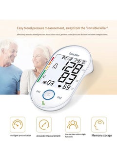 Beurer Beurer BM55 Upper Arm Blood Pressure Monitor – Home Use Electronic Blood Pressure Measuring Device for Elderly  - Image 3