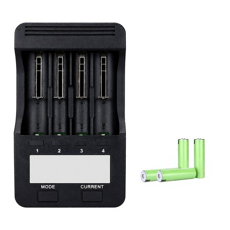 LiitoKala Lii-500 Battery Charger Smart Charger w/ 4 Battery Slots LCD Display for Ni-MH Ni-Cd Li-ion Rechargeable Batteries Holder - Image 4