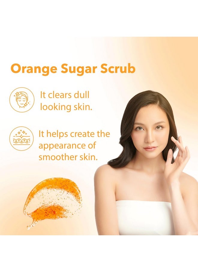 LA Bodies - Sugar Scrub Exfoliating With Orange Blossom And Other Natural Ingredients For Body Scrub And Foot Scrub Soft Scrub For Nourishing Essential Skin Care 20 Oz (592 Ml) Made In Usa - Image 1