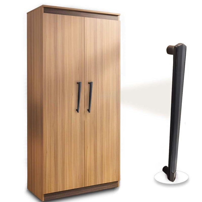 HYDERON Matte Black Handle 224MM 10 inch Modern Pull for Wardrobes Cabinets Drawers and Sliding Closet Doors Sleek Matte Black Finish for a Contemporary Look Pack of 2 Model No R201 - Image 3
