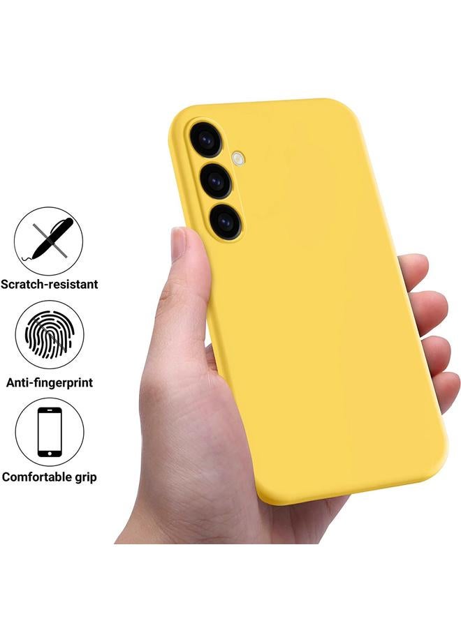 S-TOP Case For Samsung Galaxy S23 FE 5G Pure Color Liquid Silicone Shockproof Phone Case - Image 3