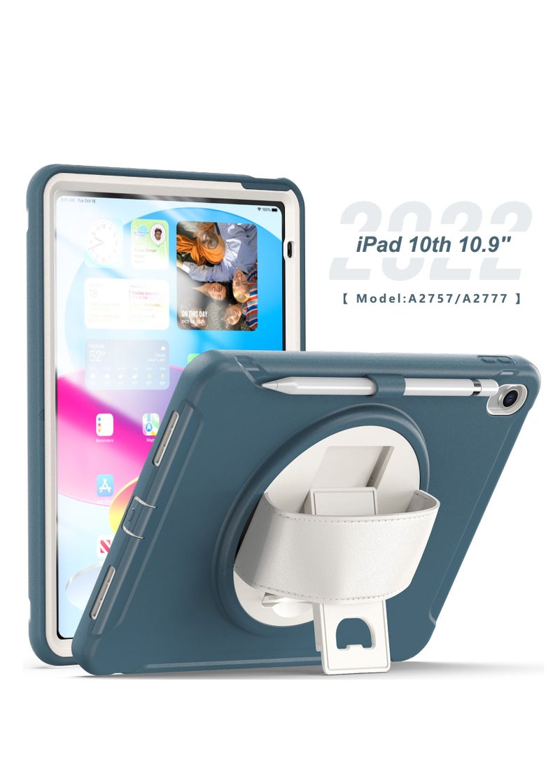GULFLINK Back Cover Protect Case for ipad 10th 10.9 inch 2022（A2757/A2777 ) Cornflower blue  - Image 1