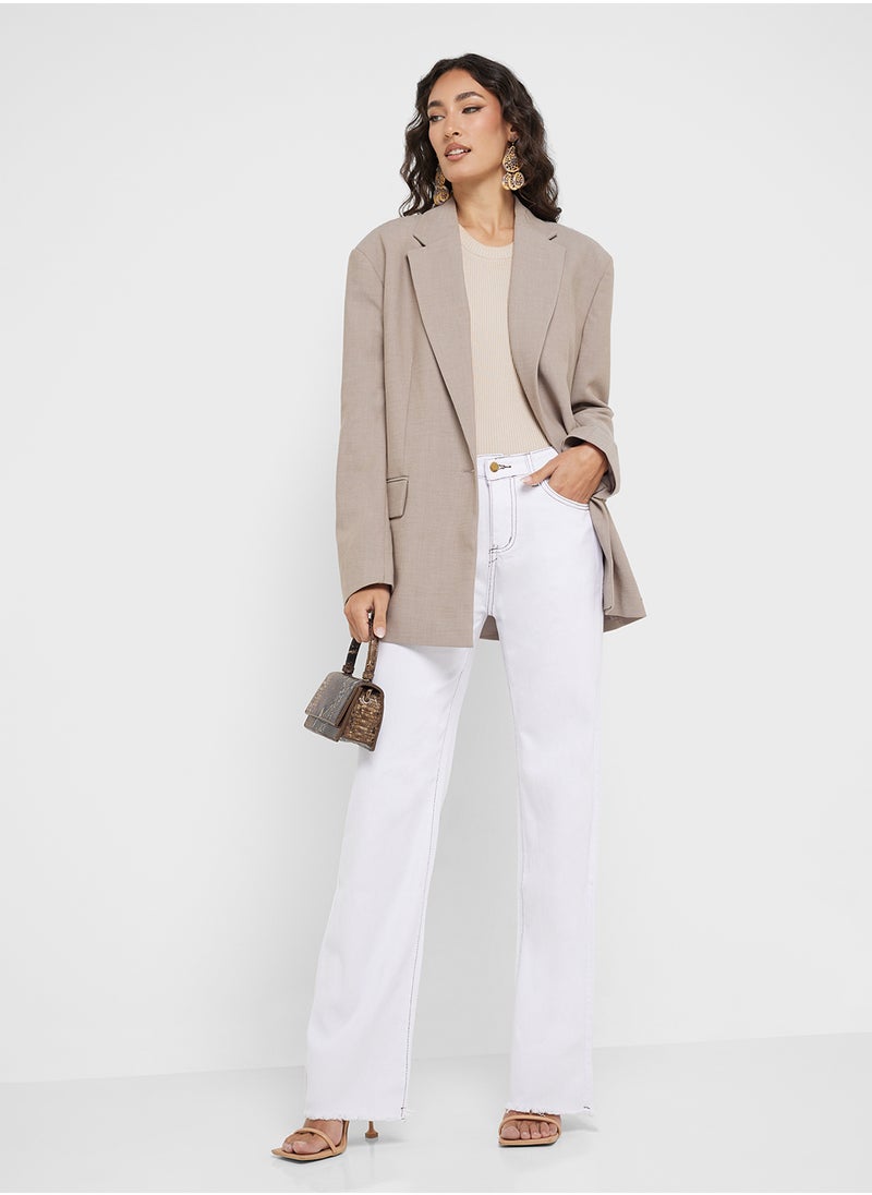Ginger High Rise Wide Leg Jeans  - Image 1