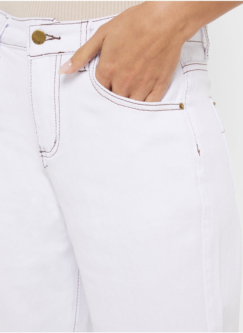 Ginger High Rise Wide Leg Jeans  - Image 4