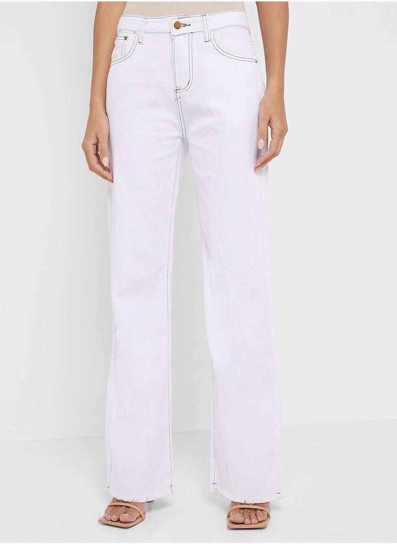 Ginger High Rise Wide Leg Jeans  - Image 2