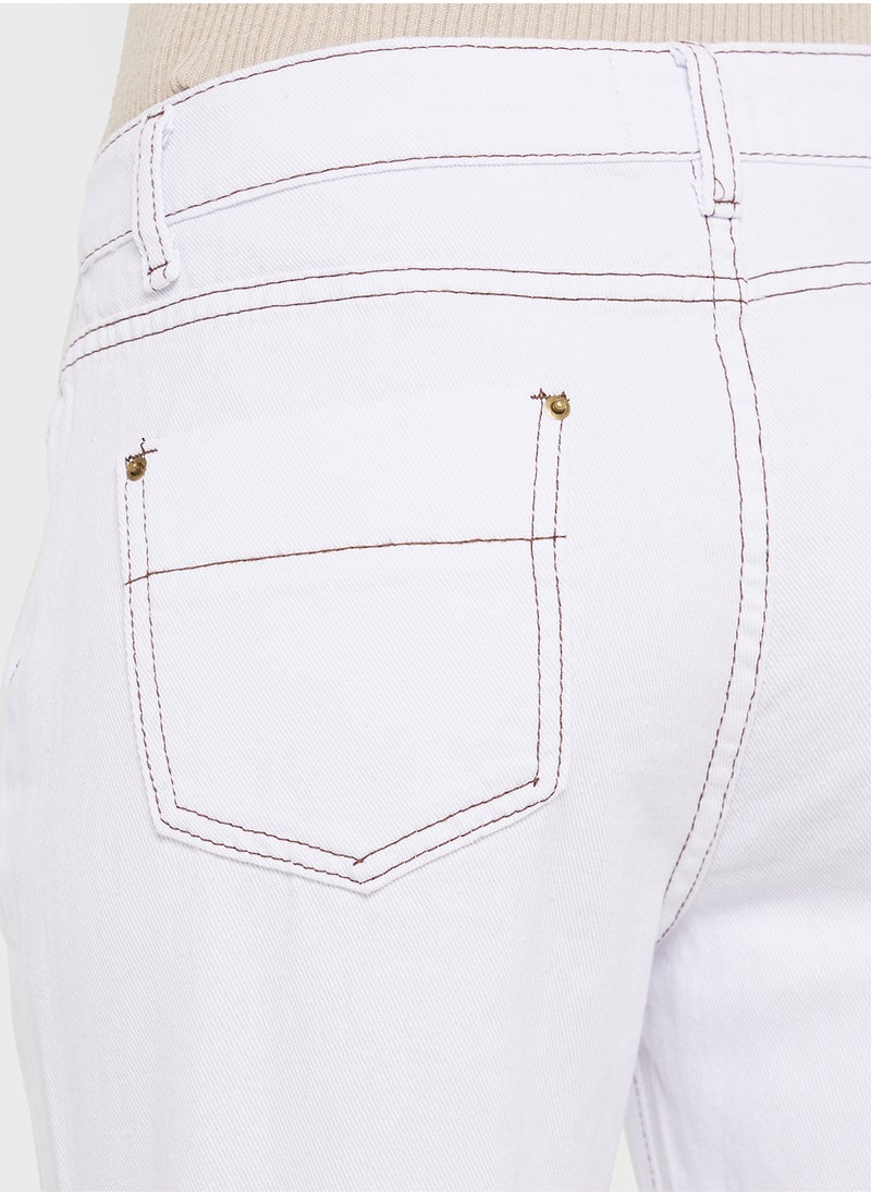 Ginger High Rise Wide Leg Jeans  - Image 5