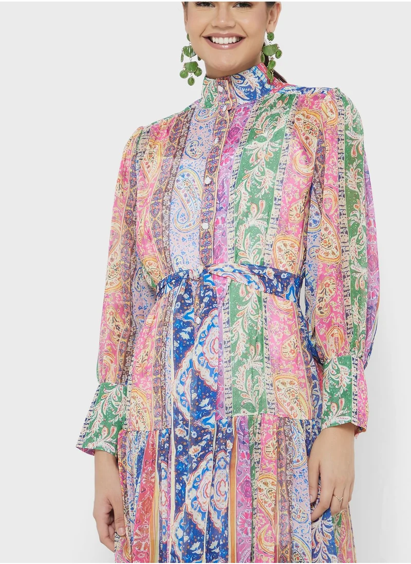 ELLA Abtract Print Dress
