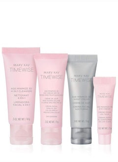 TimeWise Age Minimize 3D Miracle Set - Travel The Go Set - Normal Dry Skin