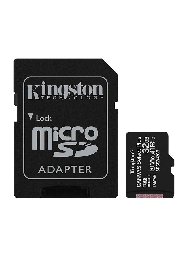 كينغستون بطاقة ذاكرة مايكرو إس دي كانفاس سيلكت بلس مع محول - Image 1