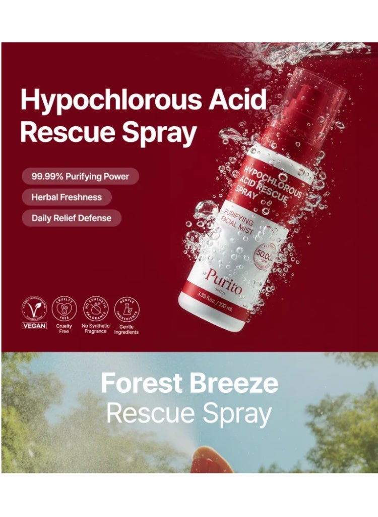 بوريتو بخاخ الوجه بحمض الهيبوكلوروس للبشرة الحساسة والمعرضة للمشاكل - Image 2