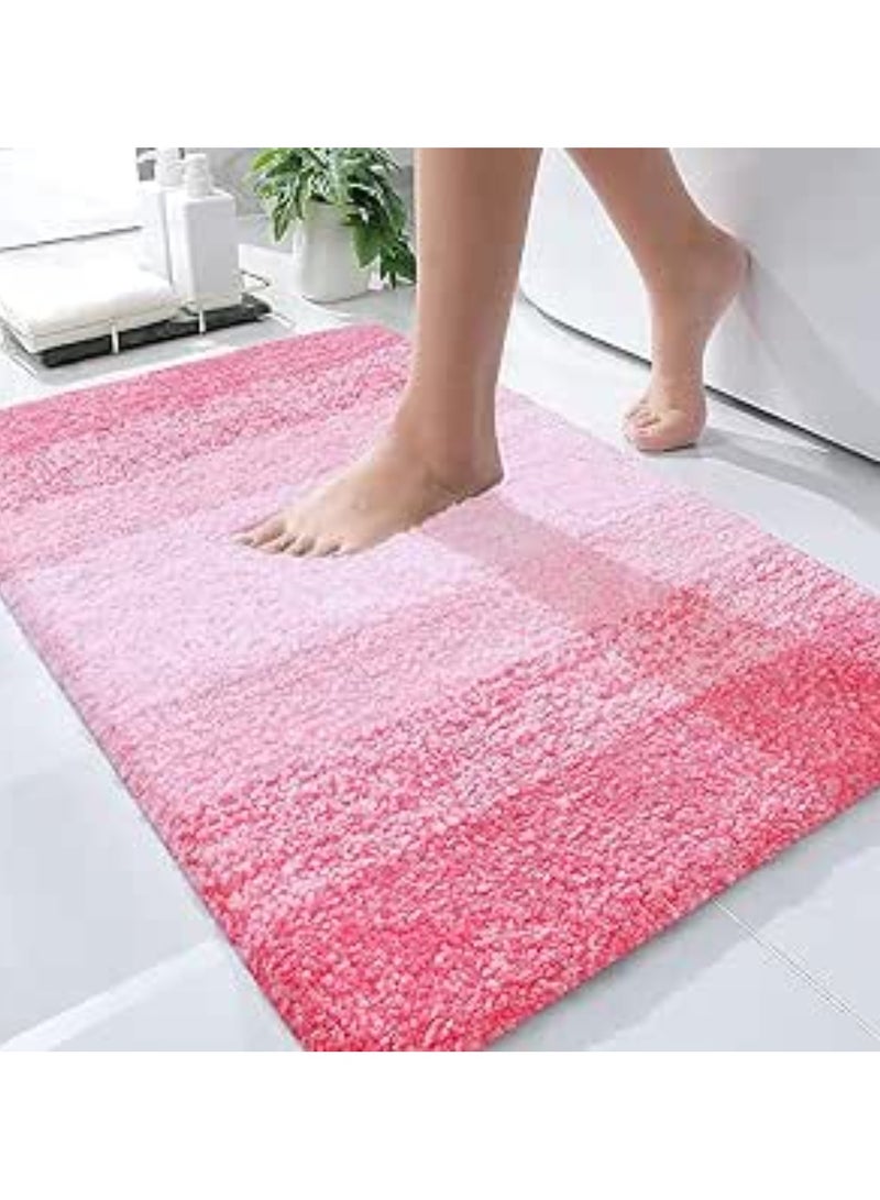 TYCOM Bathroom Rugs Bath Mat 51x76cm Non-Slip Fluffy Soft Plush Microfiber Shower Carpet Rug Machine Washable Quick Dry Ultra Bath Mats for Tub Bathroom and Shower - Image 1