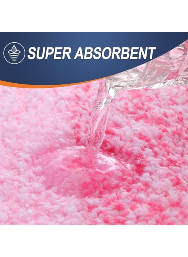 TYCOM Bathroom Rugs Bath Mat 51x76cm Non-Slip Fluffy Soft Plush Microfiber Shower Carpet Rug Machine Washable Quick Dry Ultra Bath Mats for Tub Bathroom and Shower - Image 3