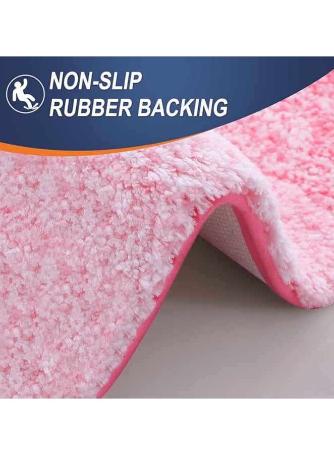 TYCOM Bathroom Rugs Bath Mat 51x76cm Non-Slip Fluffy Soft Plush Microfiber Shower Carpet Rug Machine Washable Quick Dry Ultra Bath Mats for Tub Bathroom and Shower - Image 4