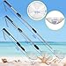 PAMISO Beach Sand Sifter 2 Beach Sifting Sand Telescoping Pole Sets with Scoops Baskets Mesh Bag for Picking Up Shells Shovels Shark Teeth - Image 4